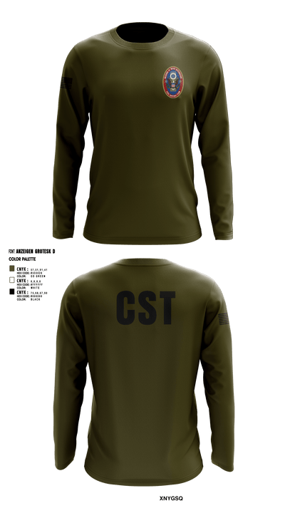 95th WMD CST 43629345 Long Sleeve Performance Shirt - 6