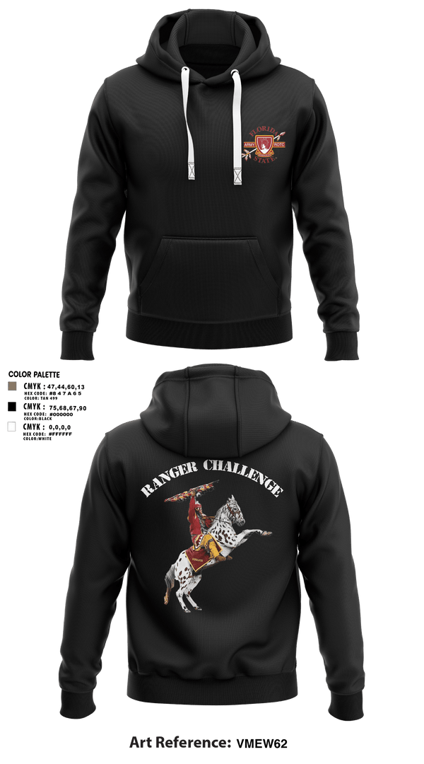 Hoodie, FSU ROTC, Army, Teamtime, Team time, sublimation, custom sports apparel, team uniforms, spirit wear, spiritwear, sports uniforms, custom shirts, team store, custom team store, fundraiser sports, apparel fundraiser