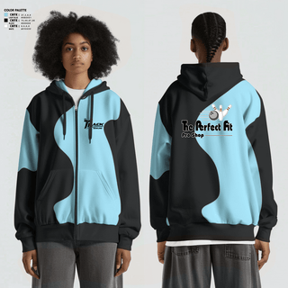 Zip Hoodie, The Perfect Pro Shop, Bowling, Teamtime, Team time, sublimation, custom sports apparel, team uniforms, spirit wear, spiritwear, sports uniforms, custom shirts, team store, custom team store, fundraiser sports, apparel fundraiser