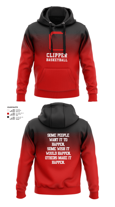Columbiana High School Basketball 83089115 Hoodie - 43