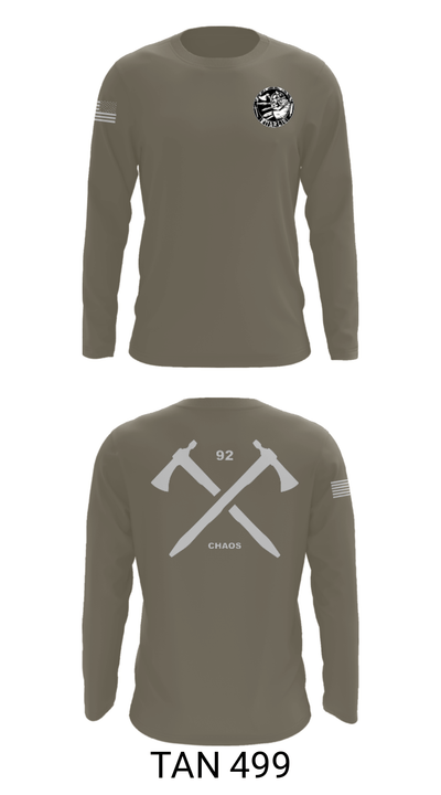 C Co 92nd CA 93661322 Long Sleeve Performance Shirt - 14