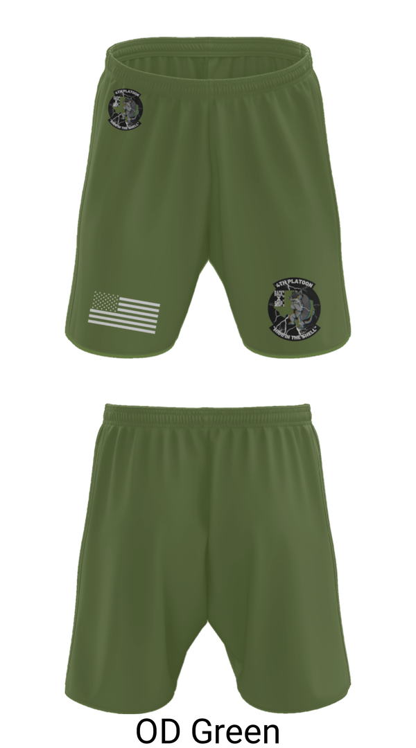 Athletic Shorts With Pockets, 90th ASB B co 4Th Platoon, Army, Teamtime, Team time, sublimation, custom sports apparel, team uniforms, spirit wear, spiritwear, sports uniforms, custom shirts, team store, custom team store, fundraiser sports, apparel fundraiser