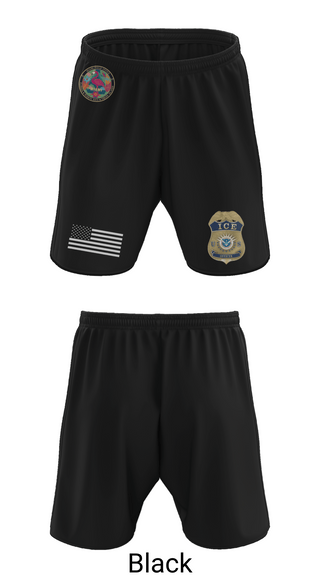 Athletic Shorts With Pockets, Criminal Apprehension Program, Police, Teamtime, Team time, sublimation, custom sports apparel, team uniforms, spirit wear, spiritwear, sports uniforms, custom shirts, team store, custom team store, fundraiser sports, apparel fundraiser