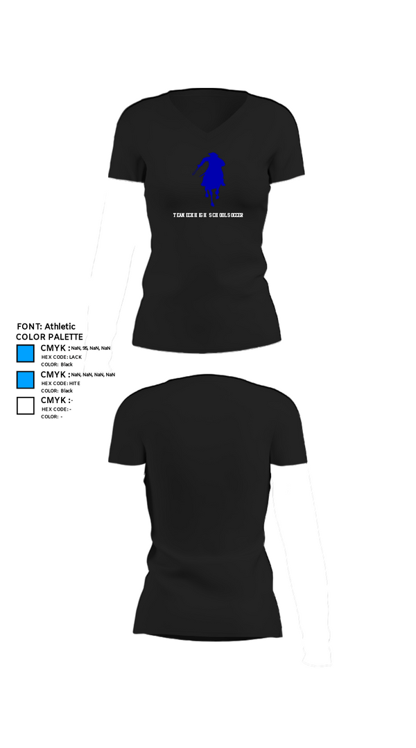 Womens Short Sleeve Vneck Shirt, Teaneck High School Soccer, Men's Soccer, Teamtime, Team time, sublimation, custom sports apparel, team uniforms, spirit wear, spiritwear, sports uniforms, custom shirts, team store, custom team store, fundraiser sports, apparel fundraiser