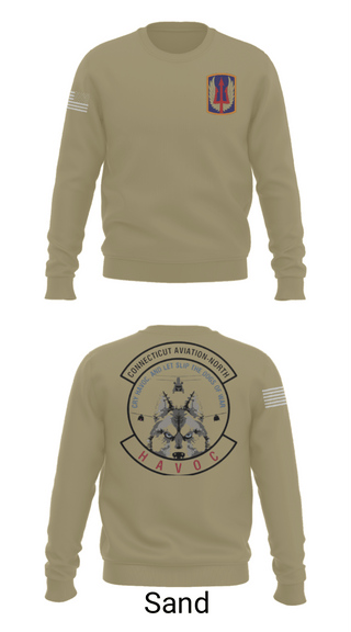 Crew Neck Sweatshirt, 1-169th E Company, National Guard, Teamtime, Team time, sublimation, custom sports apparel, team uniforms, spirit wear, spiritwear, sports uniforms, custom shirts, team store, custom team store, fundraiser sports, apparel fundraiser