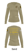 33rd Infantry 79937532 Women's Long Sleeve V-neck Shirt - 97