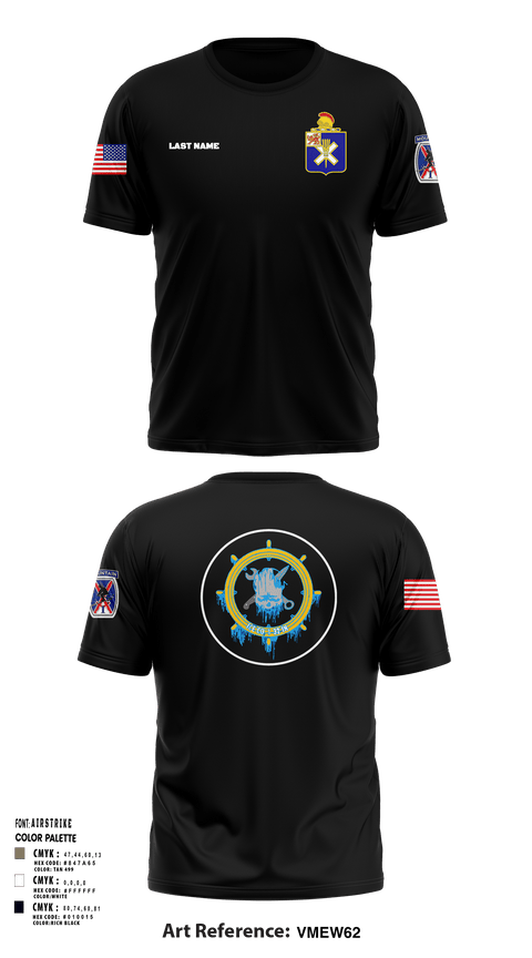 Short Sleeve Performance Shirt, Ice Company, 1-32 Infantry, Army, Teamtime, Team time, sublimation, custom sports apparel, team uniforms, spirit wear, spiritwear, sports uniforms, custom shirts, team store, custom team store, fundraiser sports, apparel fundraiser