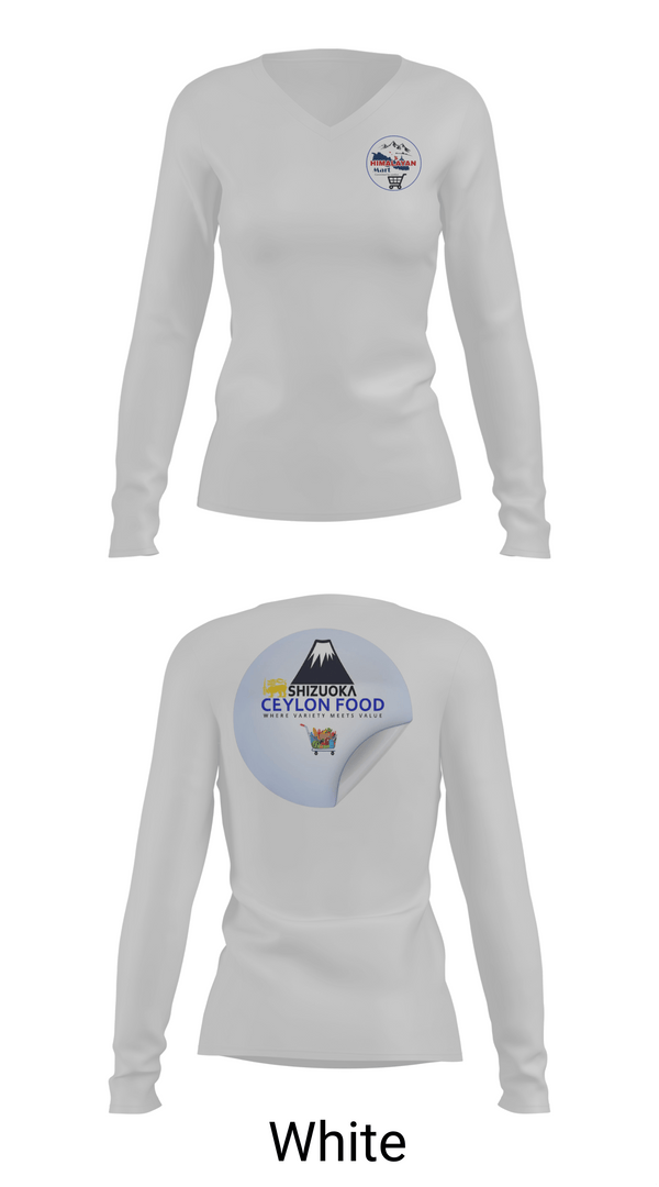 Womens Long Sleeve Vneck Shirt 1, Himalayan Mart, , Teamtime, Team time, sublimation, custom sports apparel, team uniforms, spirit wear, spiritwear, sports uniforms, custom shirts, team store, custom team store, fundraiser sports, apparel fundraiser