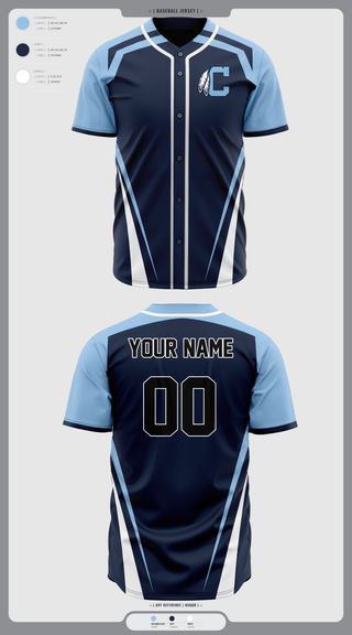 Full Button Baseball Jersey, Chiefs, Baseball, Teamtime, Team time, sublimation, custom sports apparel, team uniforms, spirit wear, spiritwear, sports uniforms, custom shirts, team store, custom team store, fundraiser sports, apparel fundraiser
