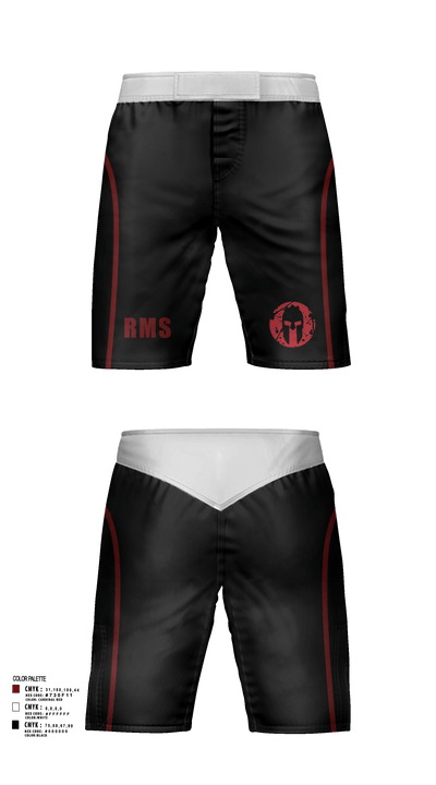Riverton Middle School Wrestling 11230413 Fight Shorts - 125