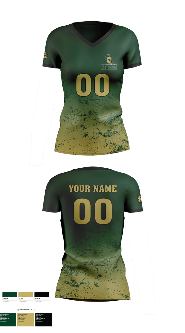 Women's Short Sleeve Vneck Shirt, Southwest Legacy High School Volleyball, Women's Volleyball, Teamtime, Team time, sublimation, custom sports apparel, team uniforms, spirit wear, spiritwear, sports uniforms, custom shirts, team store, custom team store, fundraiser sports, apparel fundraiser