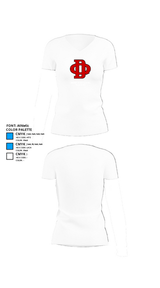 Womens Short Sleeve Vneck Shirt, DuQuoin High School Volleyball, Women's Volleyball, Teamtime, Team time, sublimation, custom sports apparel, team uniforms, spirit wear, spiritwear, sports uniforms, custom shirts, team store, custom team store, fundraiser sports, apparel fundraiser