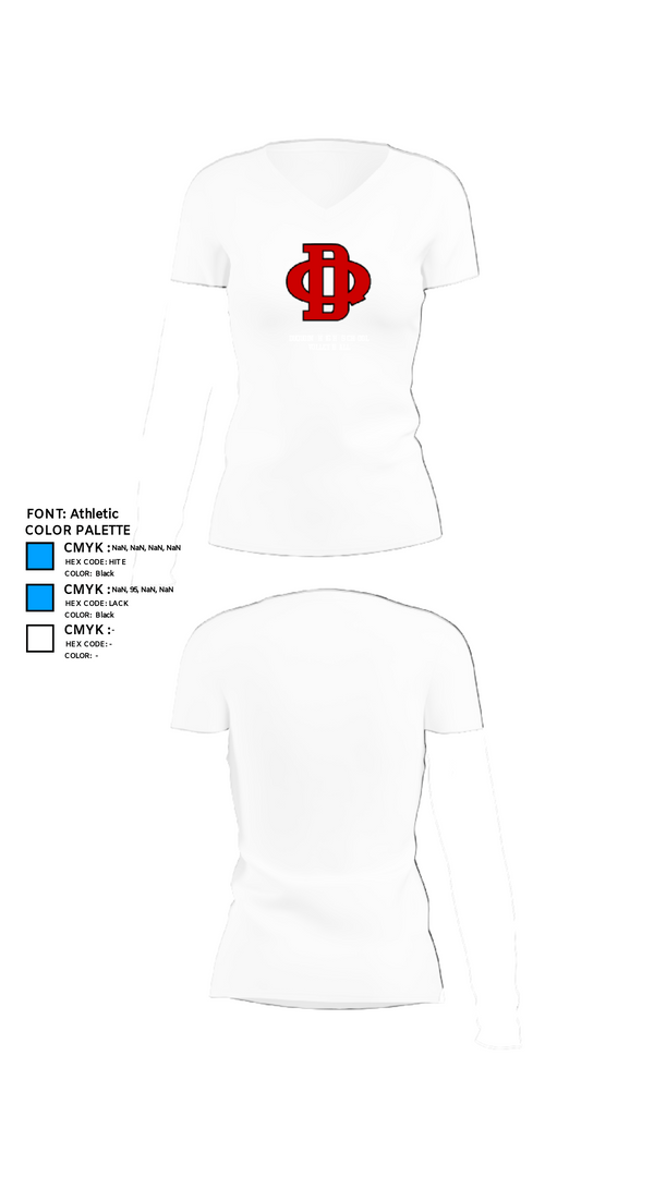 Womens Short Sleeve Vneck Shirt, DuQuoin High School Volleyball, Women's Volleyball, Teamtime, Team time, sublimation, custom sports apparel, team uniforms, spirit wear, spiritwear, sports uniforms, custom shirts, team store, custom team store, fundraiser sports, apparel fundraiser
