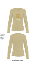 APSLFD 19423185 Women's Long Sleeve V-neck Shirt - 82