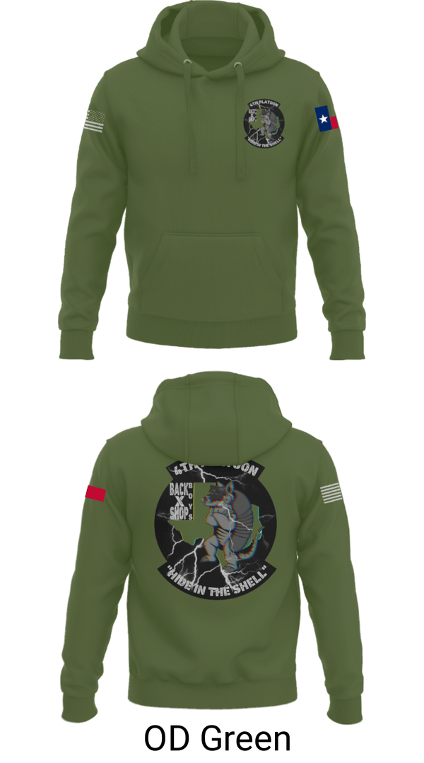 Hoodie, 90th ASB B co 4Th Platoon, Army, Teamtime, Team time, sublimation, custom sports apparel, team uniforms, spirit wear, spiritwear, sports uniforms, custom shirts, team store, custom team store, fundraiser sports, apparel fundraiser