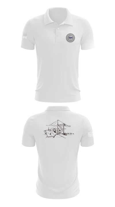 Howland Hook Marine Terminal 56370038 Short Sleeve Performance Polo - 9