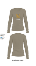 APSLFD 19423185 Women's Long Sleeve V-neck Shirt - 62