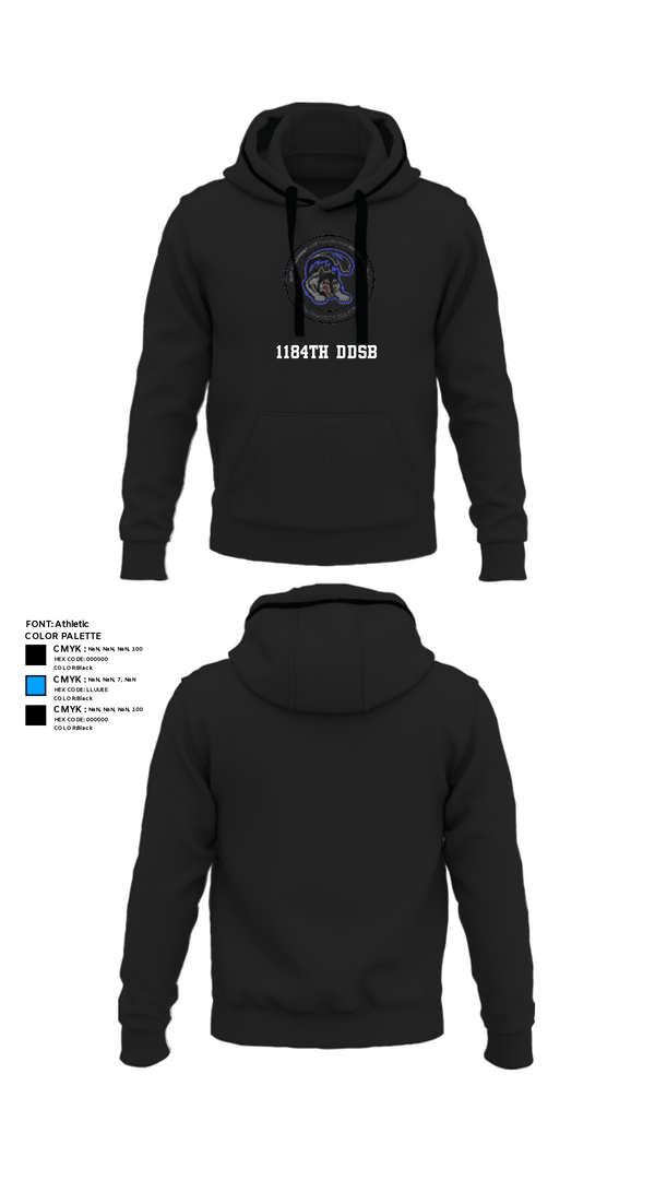 Hoodie, 1184th DDSB, Army, Teamtime, Team time, sublimation, custom sports apparel, team uniforms, spirit wear, spiritwear, sports uniforms, custom shirts, team store, custom team store, fundraiser sports, apparel fundraiser