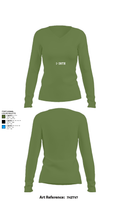 1-38th 12300070 Women's Long Sleeve V-neck Shirt - 42