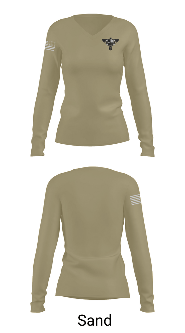 Womens Long Sleeve Vneck Shirt, BORSTAR, Police, Teamtime, Team time, sublimation, custom sports apparel, team uniforms, spirit wear, spiritwear, sports uniforms, custom shirts, team store, custom team store, fundraiser sports, apparel fundraiser