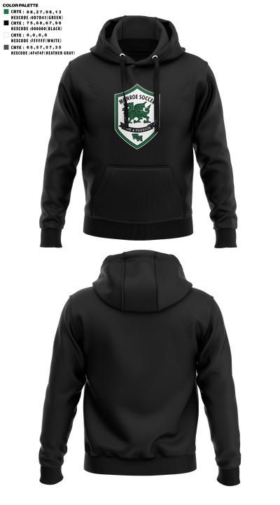 William Monroe High School Soccer 89548722 Hoodie - 44