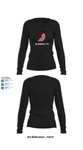 Blazers elite 55481692 Women's Long Sleeve V-neck Shirt - 34