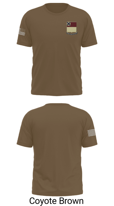 HHD 166th Regiment 4853273 Old School Cotton Feel Shirt - 10