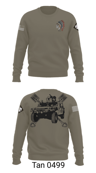 Crew Neck Sweatshirt, FMS 1, OKARNG, , Teamtime, Team time, sublimation, custom sports apparel, team uniforms, spirit wear, spiritwear, sports uniforms, custom shirts, team store, custom team store, fundraiser sports, apparel fundraiser
