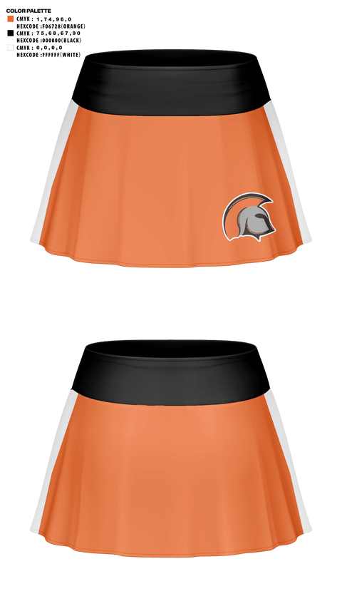 Skort, Gonzales High School Cheer, Cheer, Teamtime, Team time, sublimation, custom sports apparel, team uniforms, spirit wear, spiritwear, sports uniforms, custom shirts, team store, custom team store, fundraiser sports, apparel fundraiser