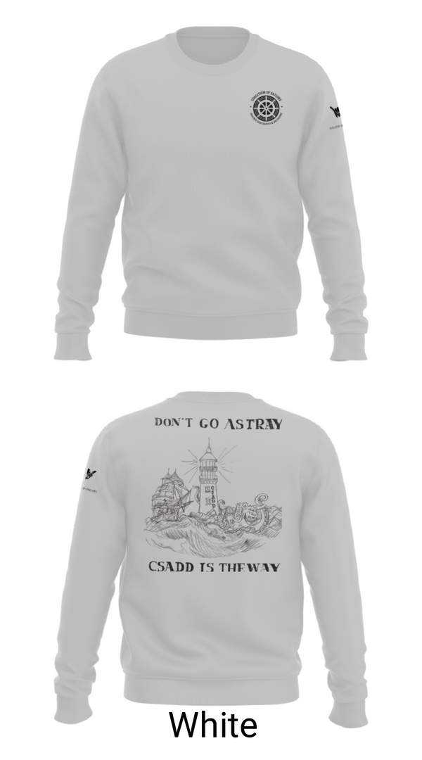 Crew Neck Sweatshirt, JBPHH CSADD, Navy, Teamtime, Team time, sublimation, custom sports apparel, team uniforms, spirit wear, spiritwear, sports uniforms, custom shirts, team store, custom team store, fundraiser sports, apparel fundraiser