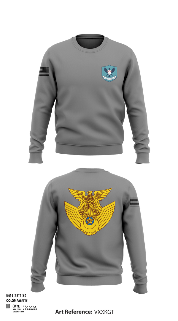 Crew Neck Sweatshirt, 衛生, Air Force, Teamtime, Team time, sublimation, custom sports apparel, team uniforms, spirit wear, spiritwear, sports uniforms, custom shirts, team store, custom team store, fundraiser sports, apparel fundraiser