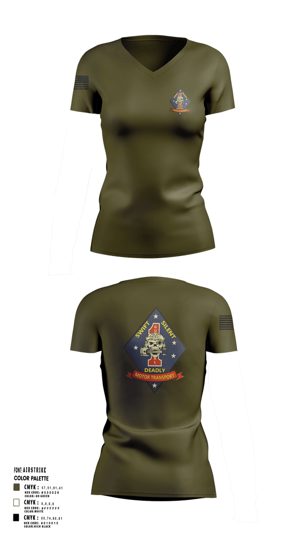 Womens Short Sleeve Vneck Shirt, 1st Recon, Marines, Teamtime, Team time, sublimation, custom sports apparel, team uniforms, spirit wear, spiritwear, sports uniforms, custom shirts, team store, custom team store, fundraiser sports, apparel fundraiser