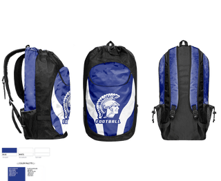 Gear Bag, James B Hunt High School Football, Football, Teamtime, Team time, sublimation, custom sports apparel, team uniforms, spirit wear, spiritwear, sports uniforms, custom shirts, team store, custom team store, fundraiser sports, apparel fundraiser
