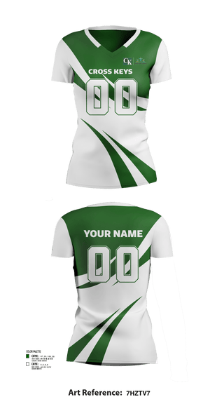 Womens Short Sleeve Vneck Shirt, Cross Keys High School Volleyball, Women's Volleyball, Teamtime, Team time, sublimation, custom sports apparel, team uniforms, spirit wear, spiritwear, sports uniforms, custom shirts, team store, custom team store, fundraiser sports, apparel fundraiser