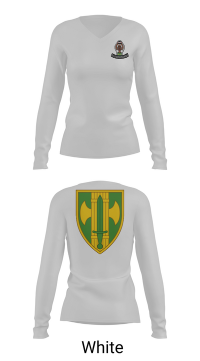 615th MP CO 40178490 Women's Long Sleeve V-neck Shirt - 16