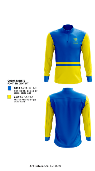 Quarter Zip Jacket, East Peoria Central Wildcats, Men's Basketball, Teamtime, Team time, sublimation, custom sports apparel, team uniforms, spirit wear, spiritwear, sports uniforms, custom shirts, team store, custom team store, fundraiser sports, apparel fundraiser
