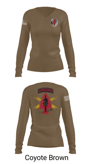 Womens Long Sleeve Vneck Shirt, Usasoc, Army, Teamtime, Team time, sublimation, custom sports apparel, team uniforms, spirit wear, spiritwear, sports uniforms, custom shirts, team store, custom team store, fundraiser sports, apparel fundraiser