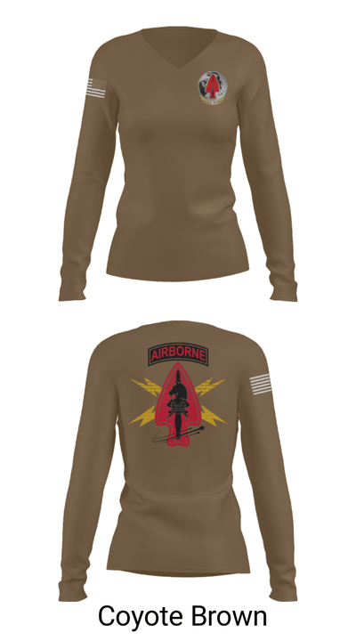 Usasoc 85355509 Women's Long Sleeve V-neck Shirt - 17