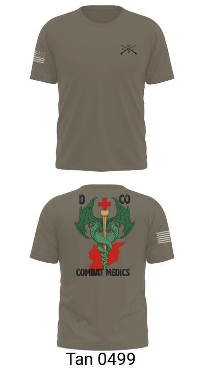 D-co 1-114th 40001496 Short Sleeve Performance Shirt - 76