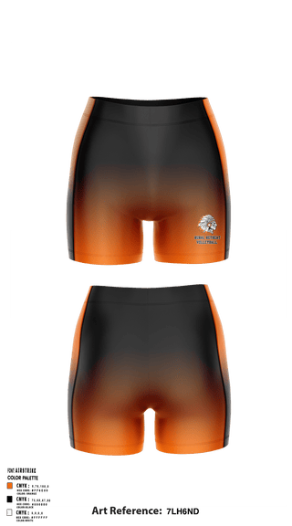 Women's Compression Shorts, Rural Retreat High School Volleyball, Women's Volleyball, Teamtime, Team time, sublimation, custom sports apparel, team uniforms, spirit wear, spiritwear, sports uniforms, custom shirts, team store, custom team store, fundraiser sports, apparel fundraiser