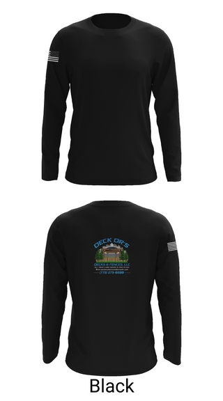 Long Sleeve Performance Shirt, Deck Dr’s Decks and Fences, , Teamtime, Team time, sublimation, custom sports apparel, team uniforms, spirit wear, spiritwear, sports uniforms, custom shirts, team store, custom team store, fundraiser sports, apparel fundraiser