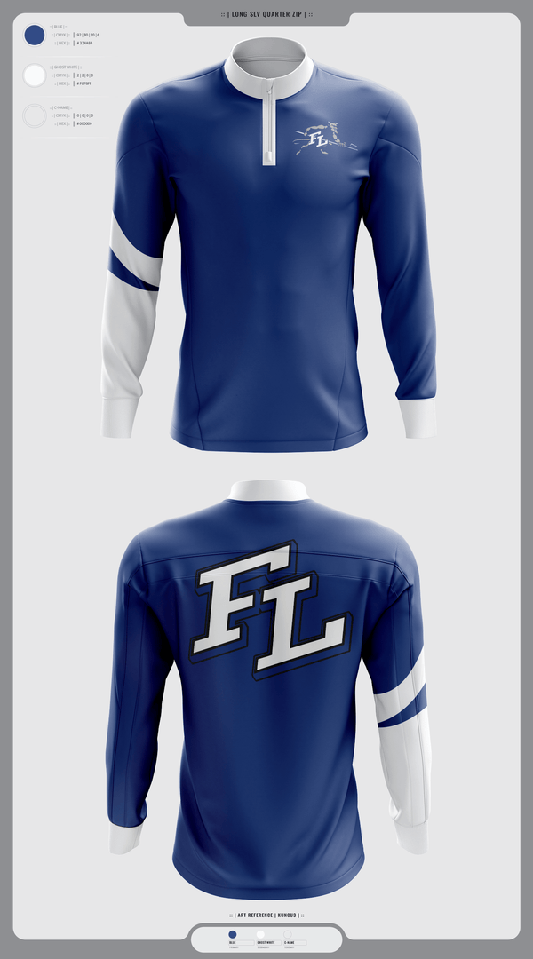 Quarter Zip Jacket, Fort Lupton, Women's Volleyball, Teamtime, Team time, sublimation, custom sports apparel, team uniforms, spirit wear, spiritwear, sports uniforms, custom shirts, team store, custom team store, fundraiser sports, apparel fundraiser