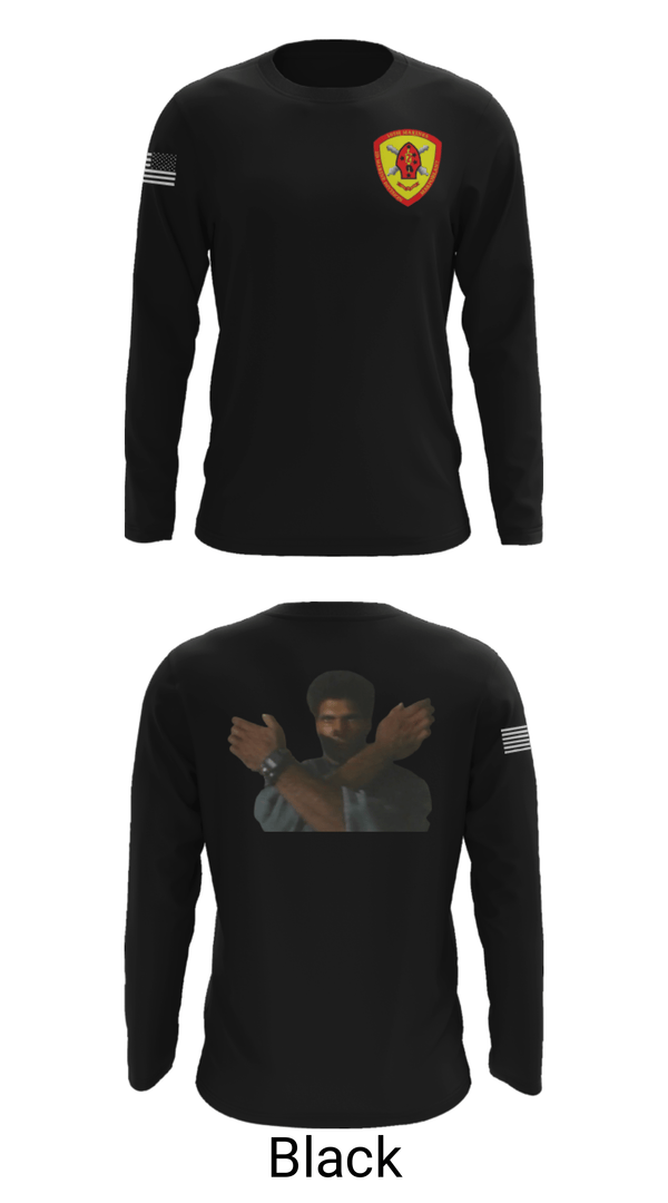 Long Sleeve Performance Shirt, 10th Marine Regiment, Marines, Teamtime, Team time, sublimation, custom sports apparel, team uniforms, spirit wear, spiritwear, sports uniforms, custom shirts, team store, custom team store, fundraiser sports, apparel fundraiser