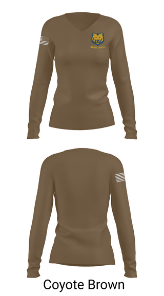 Womens Long Sleeve Vneck Shirt, UNC BEARS, , Teamtime, Team time, sublimation, custom sports apparel, team uniforms, spirit wear, spiritwear, sports uniforms, custom shirts, team store, custom team store, fundraiser sports, apparel fundraiser