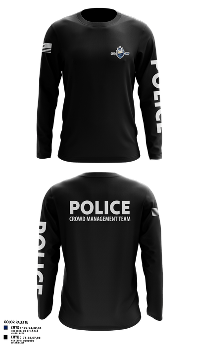 Fargo PD CMT 18649595 Long Sleeve Performance Shirt - 104
