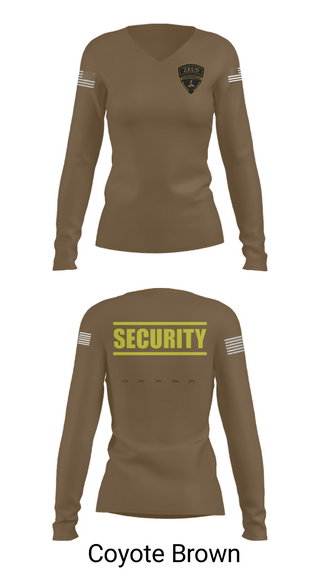 Womens Long Sleeve Vneck Shirt, Zeus Protections, Police, Teamtime, Team time, sublimation, custom sports apparel, team uniforms, spirit wear, spiritwear, sports uniforms, custom shirts, team store, custom team store, fundraiser sports, apparel fundraiser