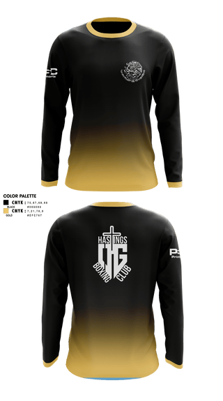 Long Sleeve Performance Shirt, OG HASTINGS BOXING CLUB, , Teamtime, Team time, sublimation, custom sports apparel, team uniforms, spirit wear, spiritwear, sports uniforms, custom shirts, team store, custom team store, fundraiser sports, apparel fundraiser