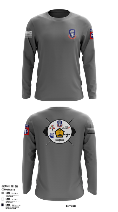 82nd ADSB H2F 64570500 Long Sleeve Performance Shirt - 15