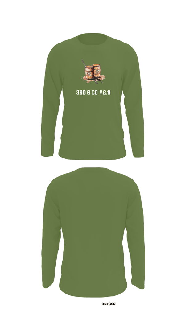 Long Sleeve Performance Shirt, 3rd G Co v2/8, Marines, Teamtime, Team time, sublimation, custom sports apparel, team uniforms, spirit wear, spiritwear, sports uniforms, custom shirts, team store, custom team store, fundraiser sports, apparel fundraiser