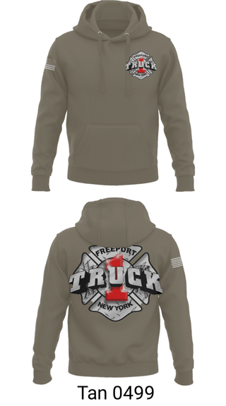 Hoodie, Truck 1, Fire Department, Teamtime, Team time, sublimation, custom sports apparel, team uniforms, spirit wear, spiritwear, sports uniforms, custom shirts, team store, custom team store, fundraiser sports, apparel fundraiser